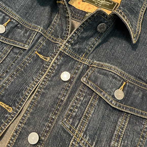 Gently Used Eddie Bauer Denim Jacket (Sz Small Womens) - Picture 5 of 5